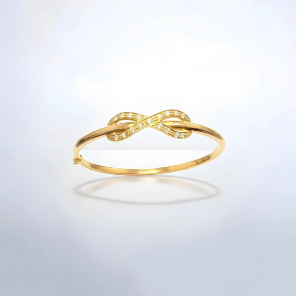 Puñera Infinito con Piedras 18K