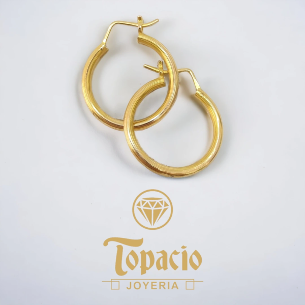 Argollas Circulares 18K