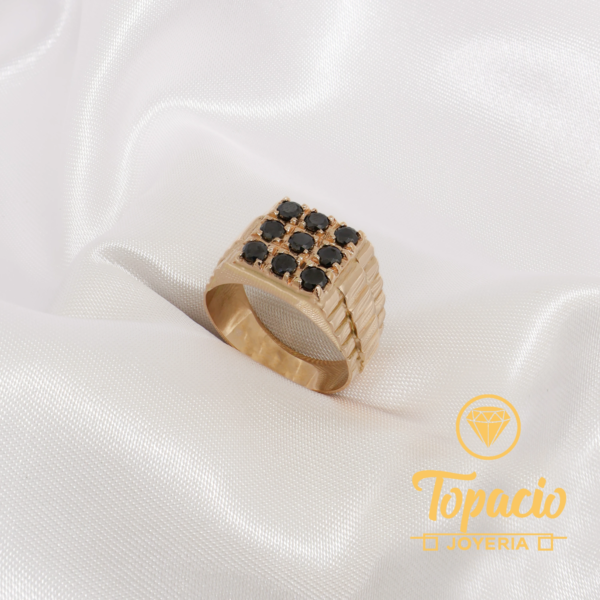 Anillo Rolex con Piedras 18K