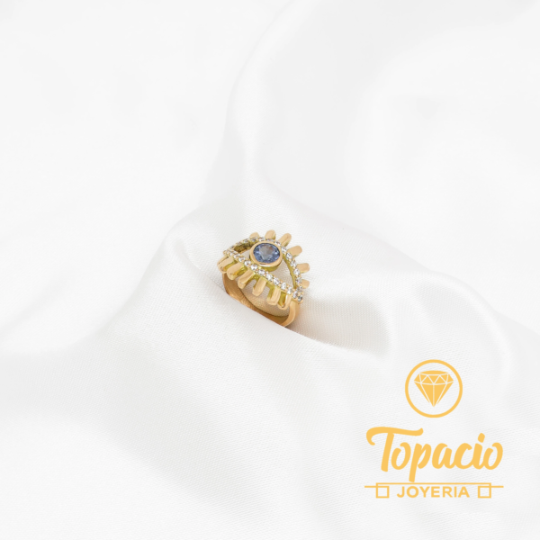 Anillo Ojo de Latón 18K