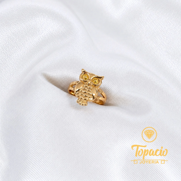 Anillo Búho 18K