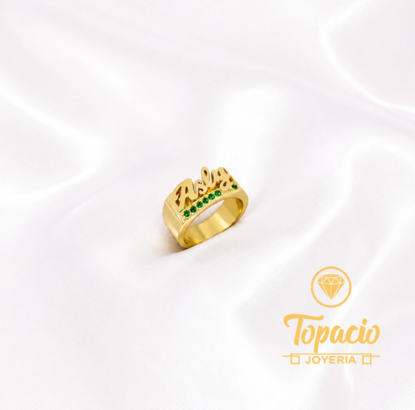 Anillo Nombre 18K